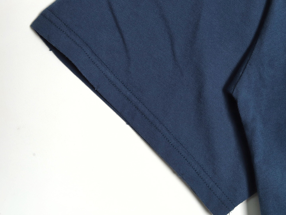 Balenciaga wheat ear embroidered short-sleeved T-shirt