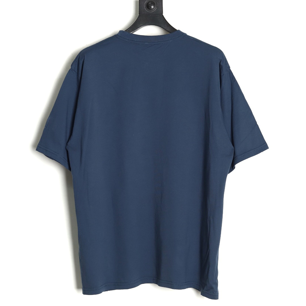 Balenciaga wheat ear embroidered short-sleeved T-shirt