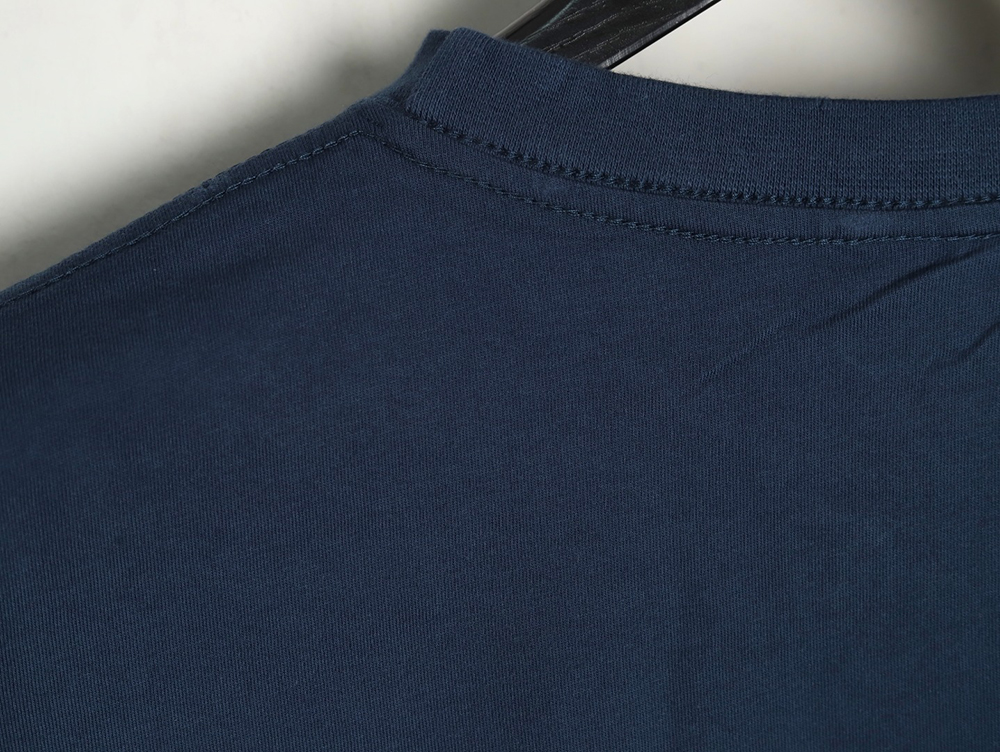 Balenciaga wheat ear embroidered short-sleeved T-shirt