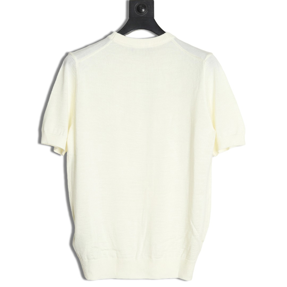 Fendi Hardware Double F Logo Short Sleeve T-Shirt
