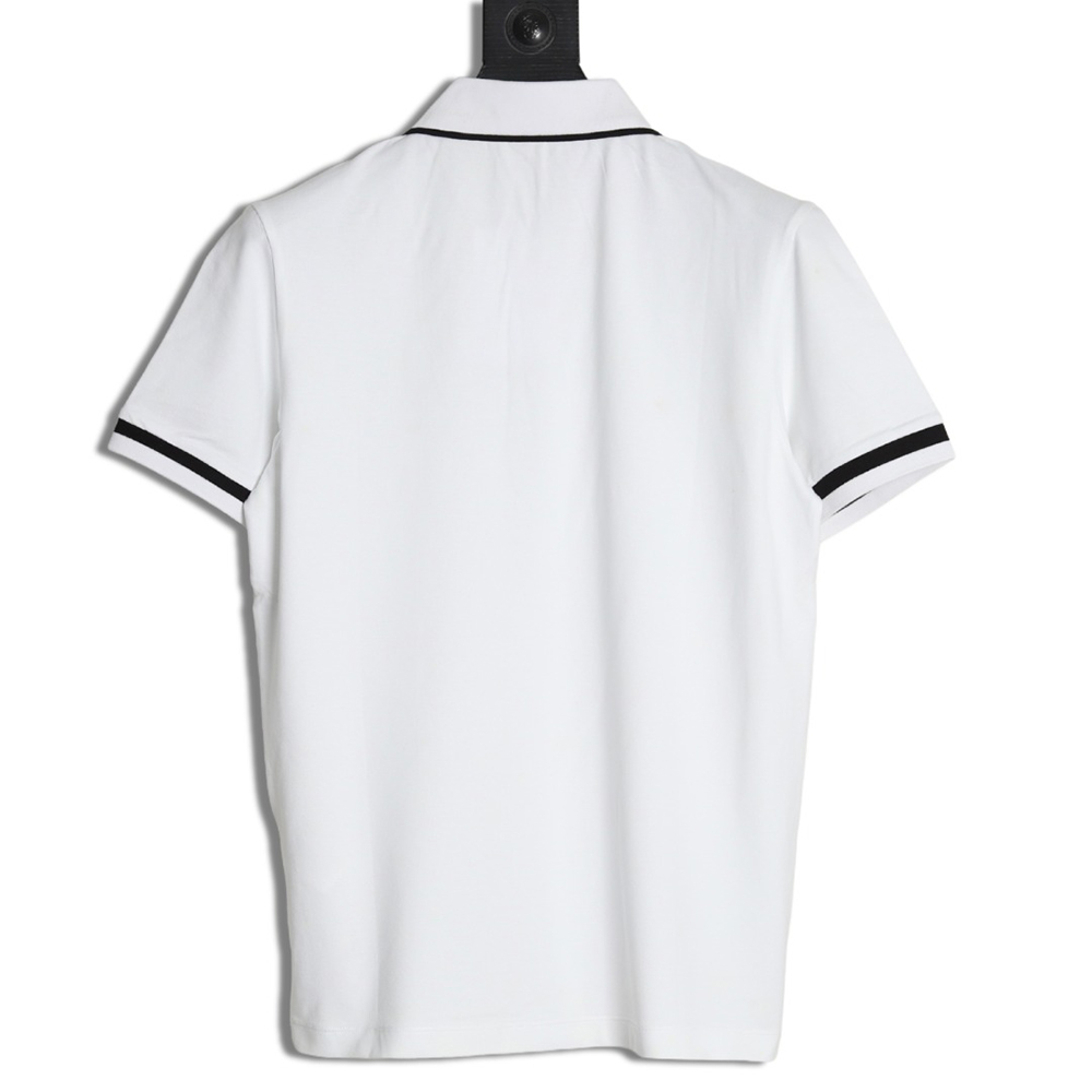 Celine classic embroidered small logo Polo short sleeve