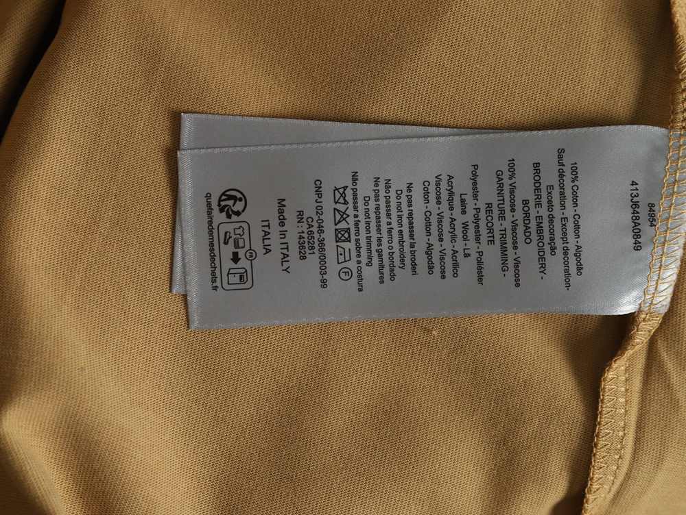 Dior five-star emblem short sleeve