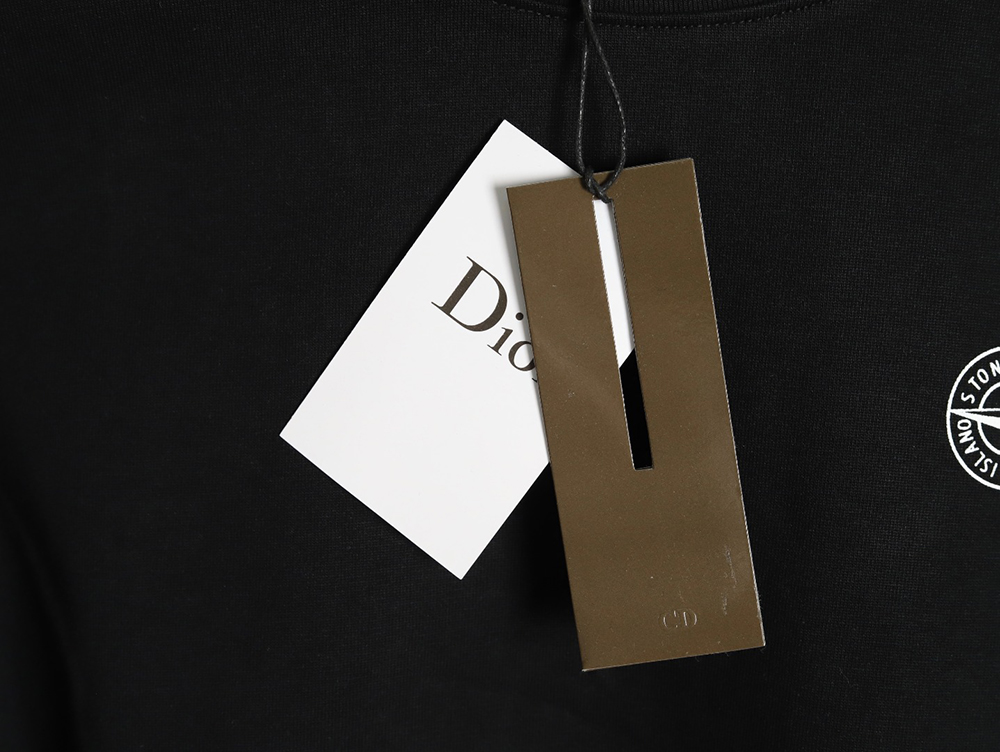 Dior & Stone Island crosshair print short-sleeved T-shirt TSK1