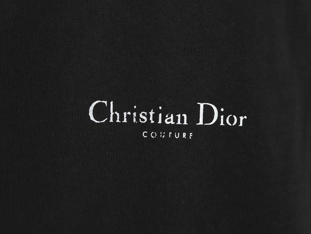 Dior washed distressed letter print short sleeves TSK2