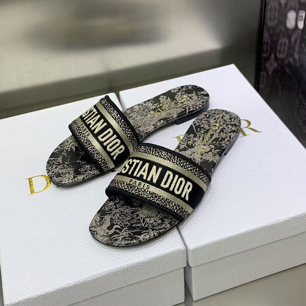 Dior Dway embroidered sandals