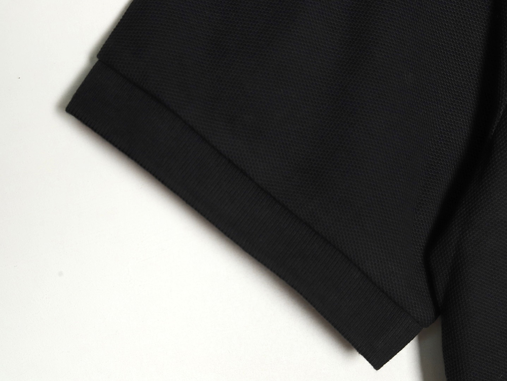 Burberry embossed embossed short sleeve polo shirt