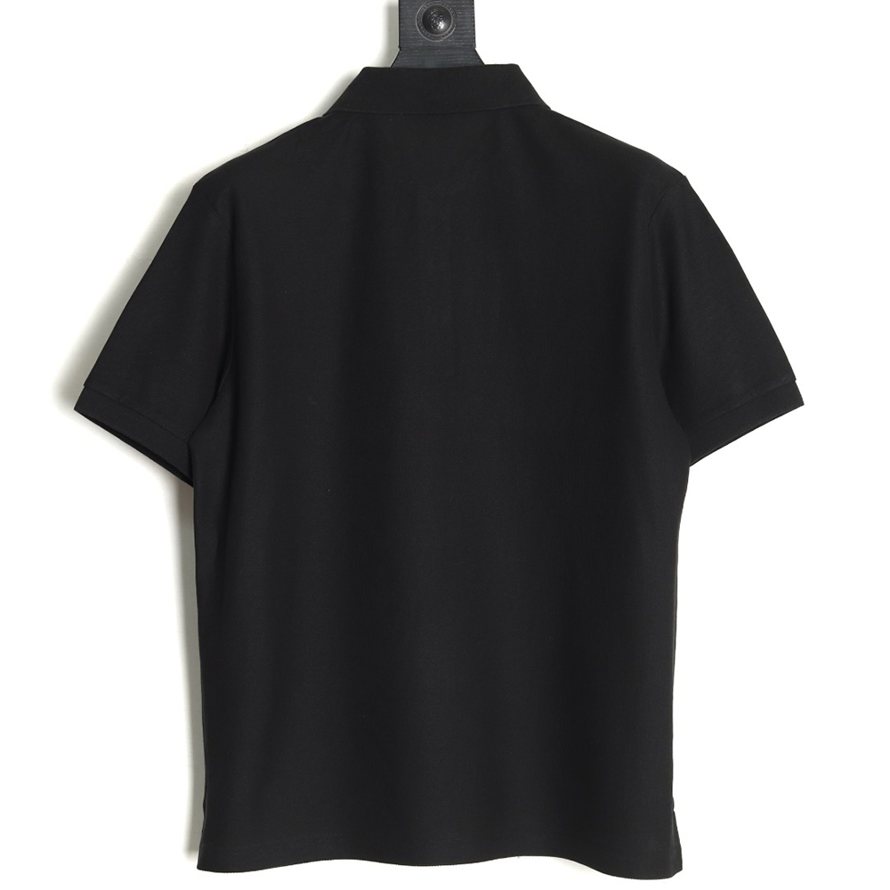 Burberry embossed embossed short sleeve polo shirt