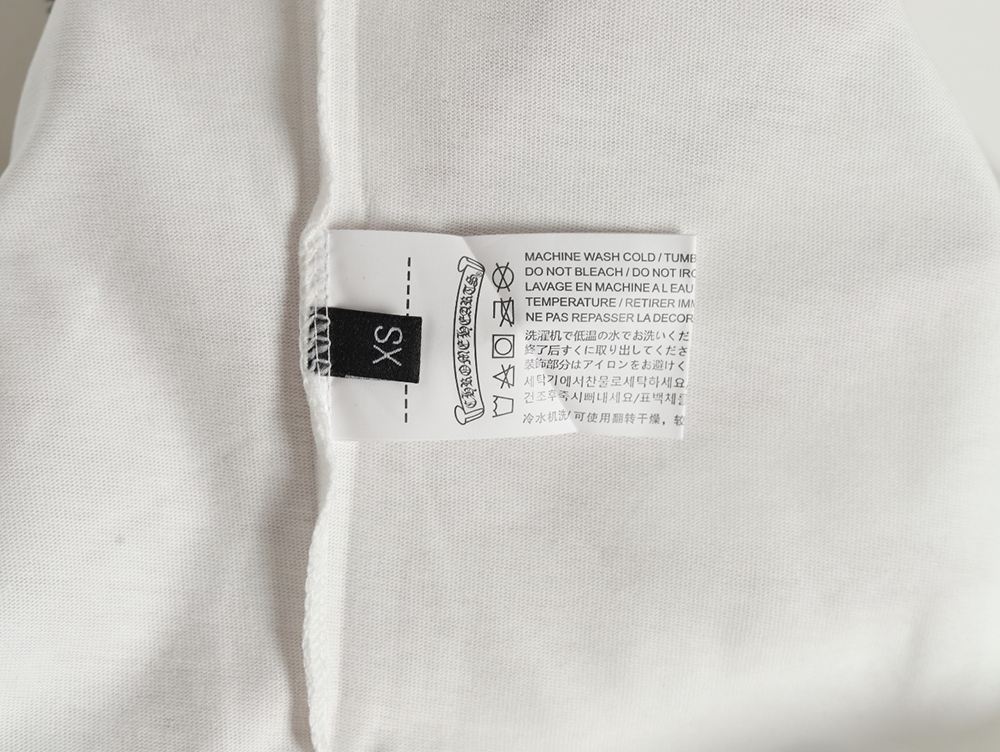Chrome Hearts Multi-element Pocket Sanskrit Letters Short Sleeve T-shirt