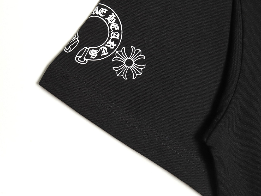 Chrome Hearts Multi-element Pocket Sanskrit Letters Short Sleeve T-shirt TSK1
