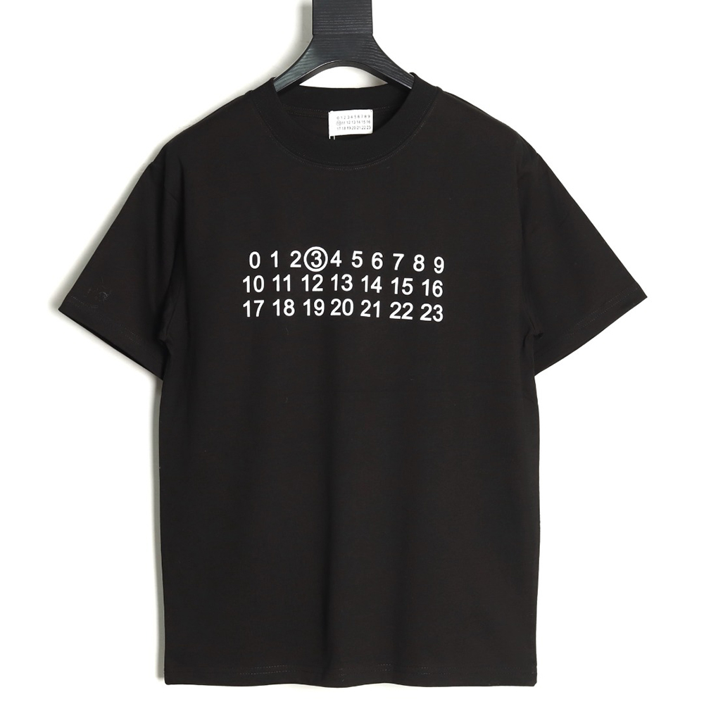 Maison Margiela alphanumeric print short-sleeved T-shirt TSK1