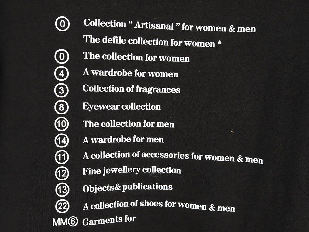 Maison Margiela alphanumeric print short-sleeved T-shirt TSK1