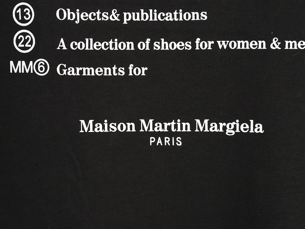 Maison Margiela alphanumeric print short-sleeved T-shirt TSK1