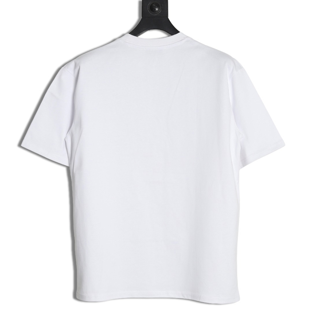 Valentino V logo red signature print short sleeve T-shirt