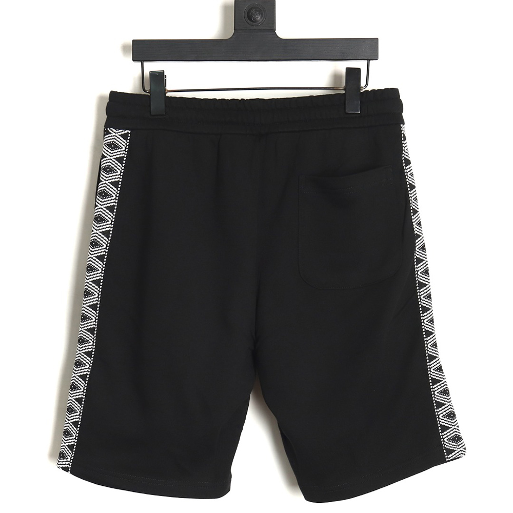 Loewe colorblock webbing logo embroidered shorts