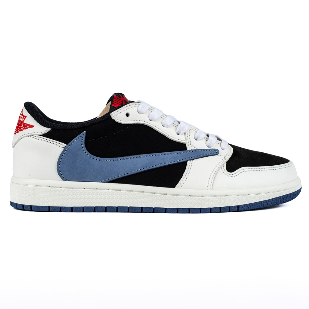 Travis Scott x Air Jordan 1 Low OG 'Black White Blue'