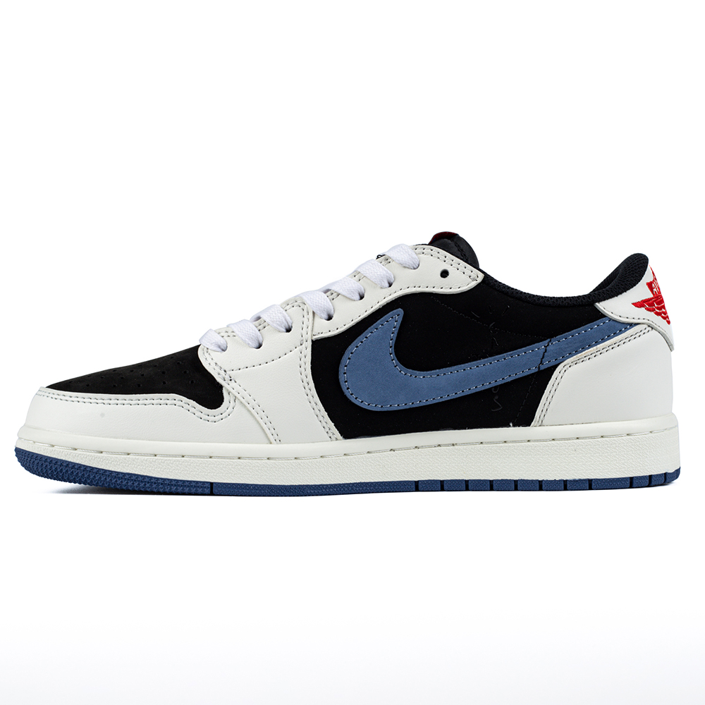 Travis Scott x Air Jordan 1 Low OG 'Black White Blue'