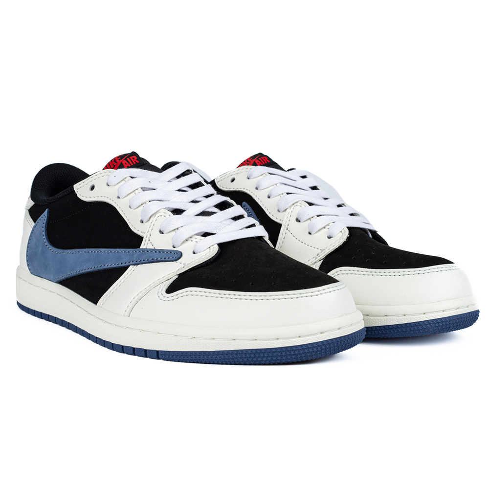 Travis Scott x Air Jordan 1 Low OG 'Black White Blue'