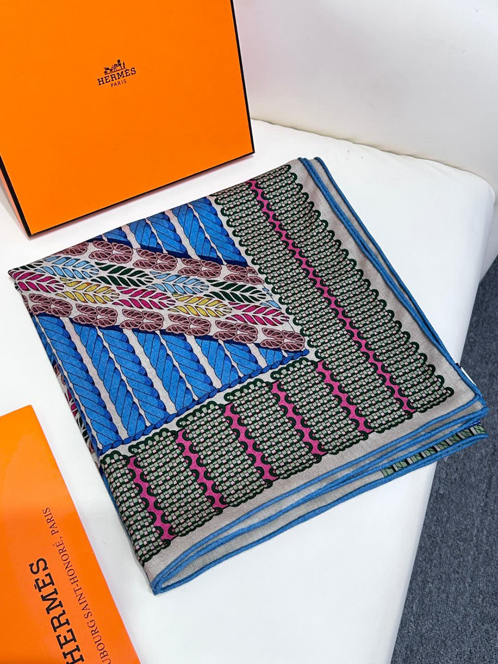 Hermès Dressage Tressage 140 Scarf 140*140cm