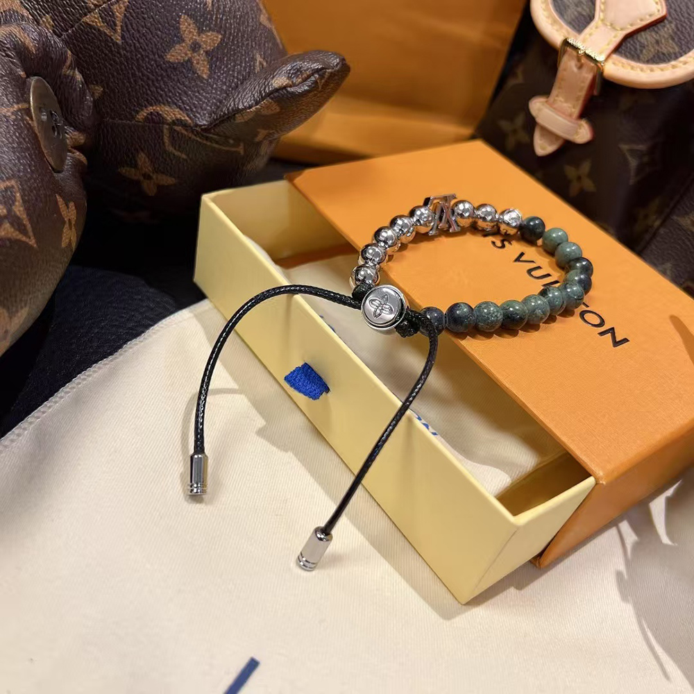Louis Vuitton Monogram Beads Bracelet M00512