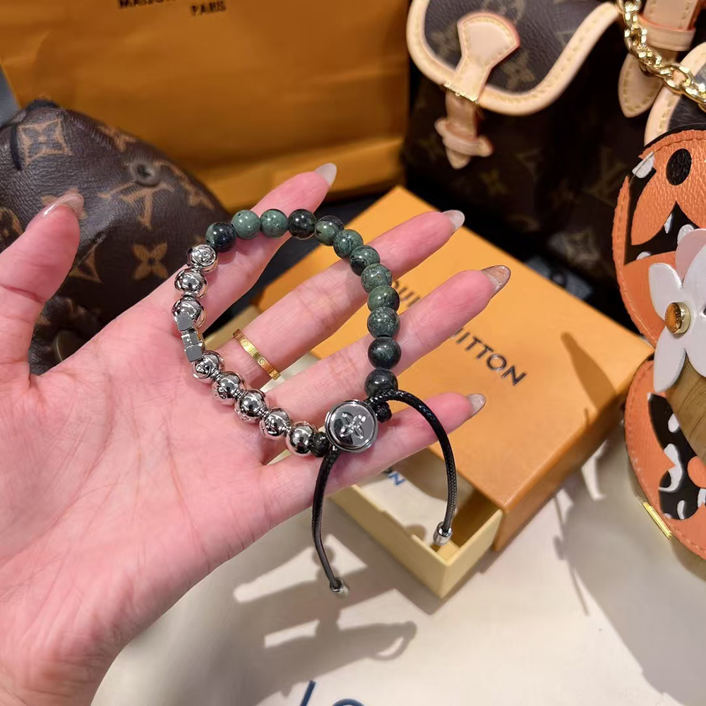 Louis Vuitton Monogram Beads Bracelet M00512