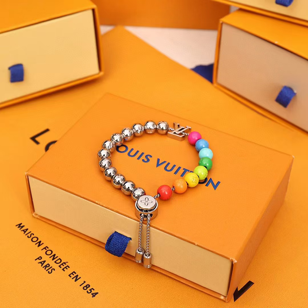 Louis Vuitton Monogram Beads Bracelet M00512