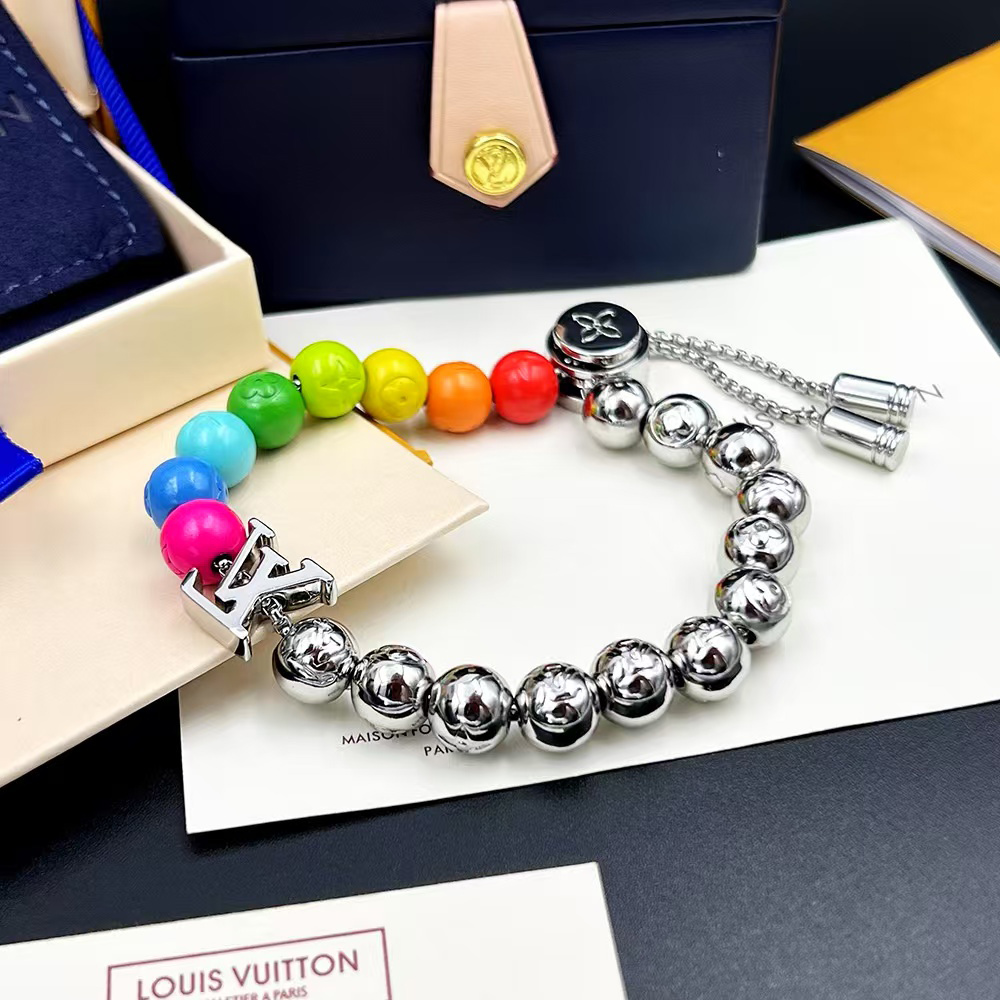 Louis Vuitton Monogram Beads Bracelet M00512