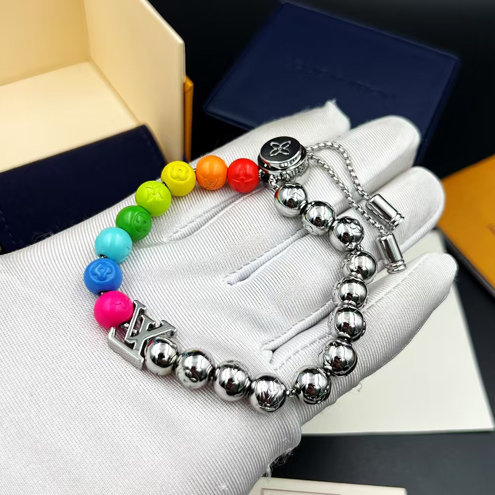 Louis Vuitton Monogram Beads Bracelet M00512