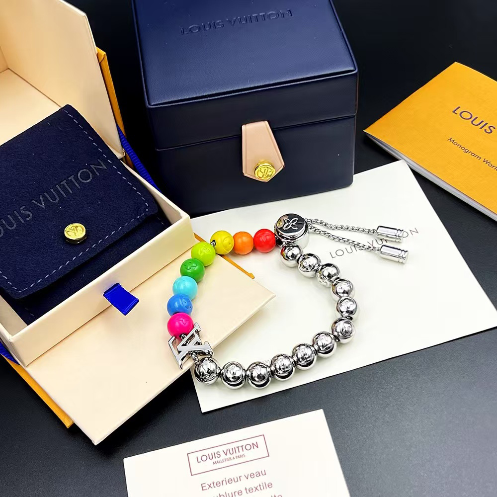 Louis Vuitton Monogram Beads Bracelet M00512