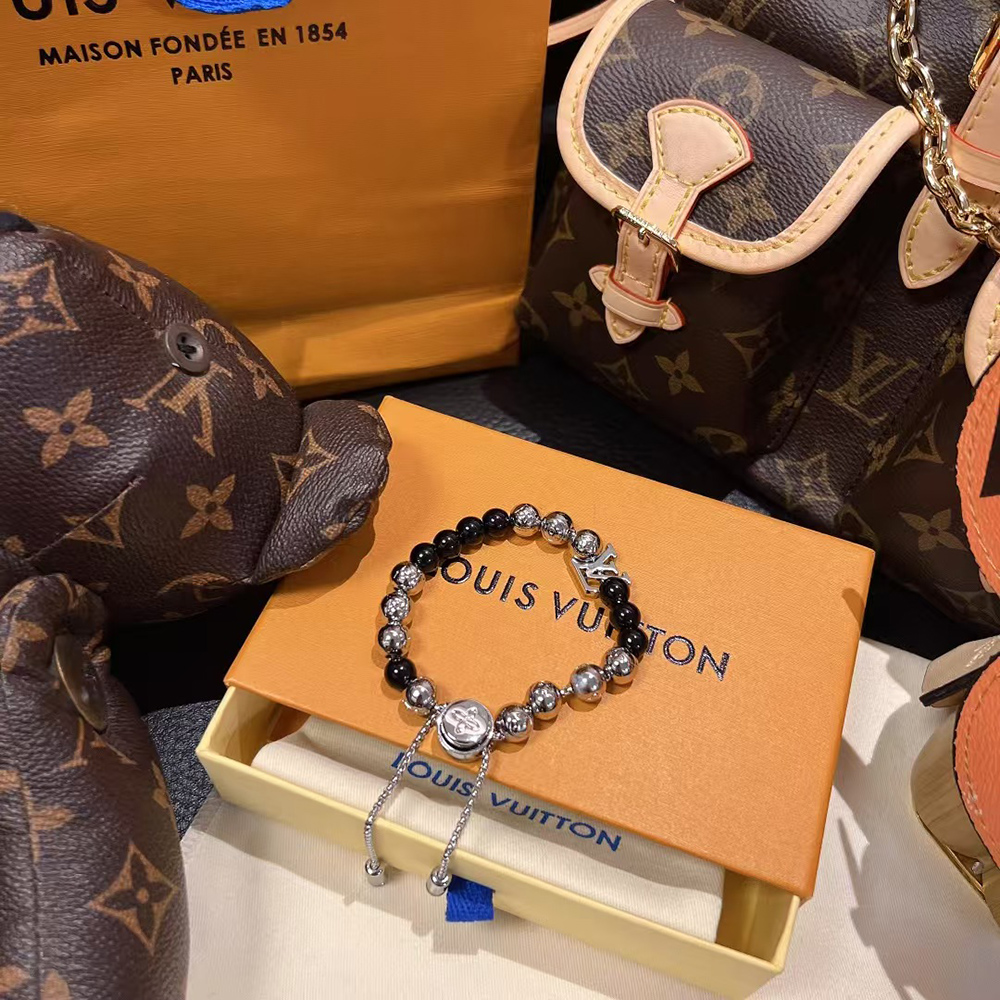 Louis Vuitton Monogram Beads Bracelet M00512