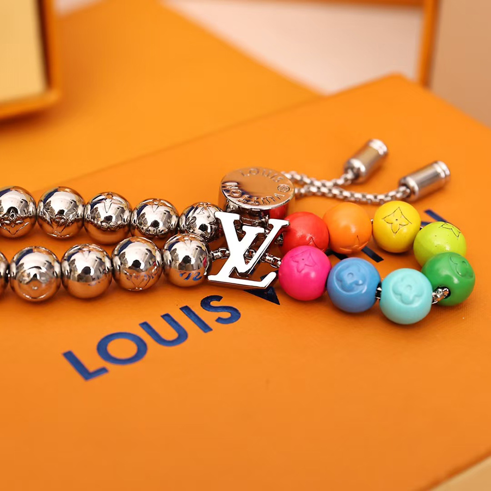 Louis Vuitton Monogram Beads Bracelet M00512
