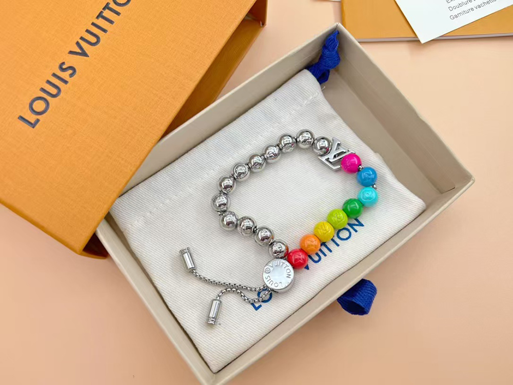 Louis Vuitton Monogram Beads Bracelet M00512