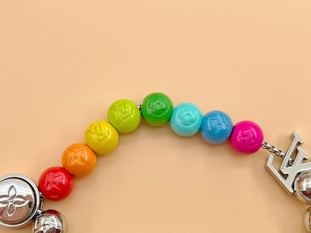 Louis Vuitton Monogram Beads Bracelet M00512