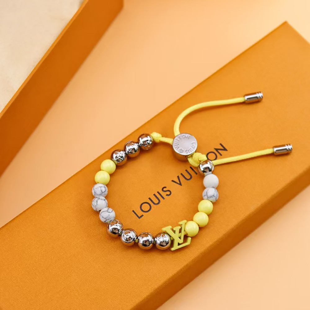 Louis Vuitton Monogram Beads Bracelet M00512