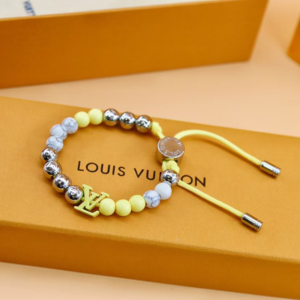 Louis Vuitton Monogram Beads Bracelet M00512