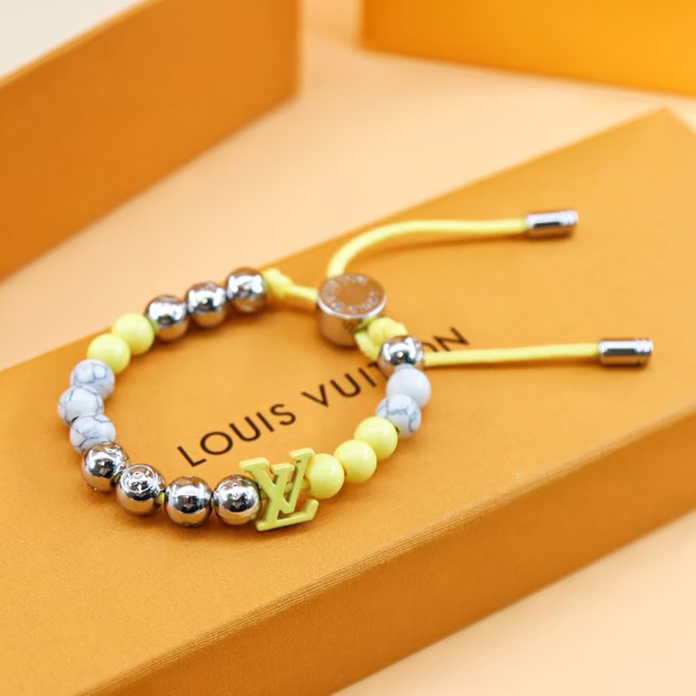 Louis Vuitton Monogram Beads Bracelet M00512