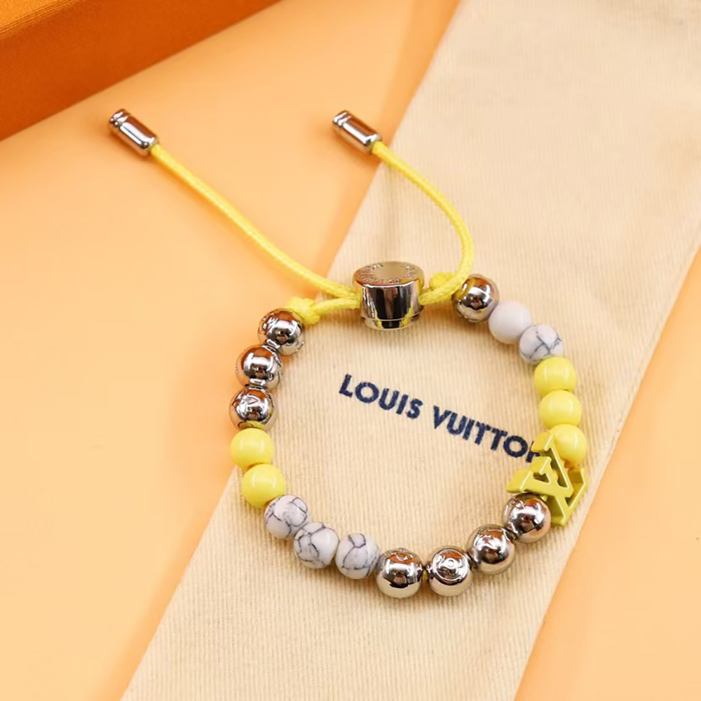 Louis Vuitton Monogram Beads Bracelet M00512