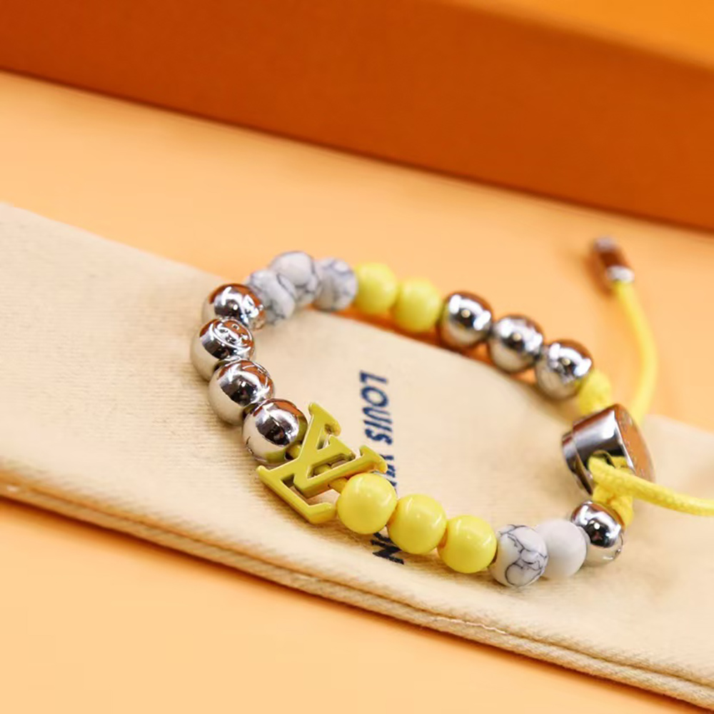 Louis Vuitton Monogram Beads Bracelet M00512
