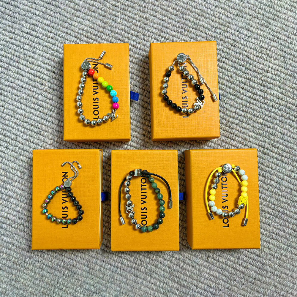 Louis Vuitton Monogram Beads Bracelet M00512