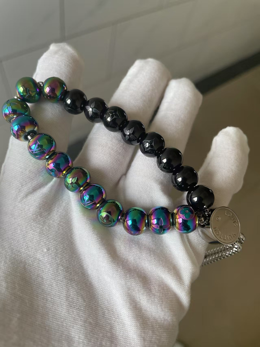 Louis Vuitton Monogram Beads Bracelet M00512