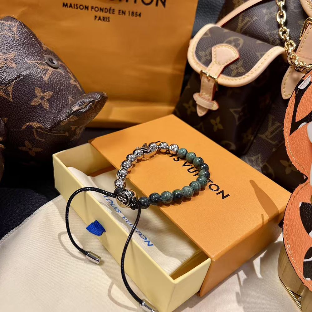 Louis Vuitton Monogram Beads Bracelet M00512