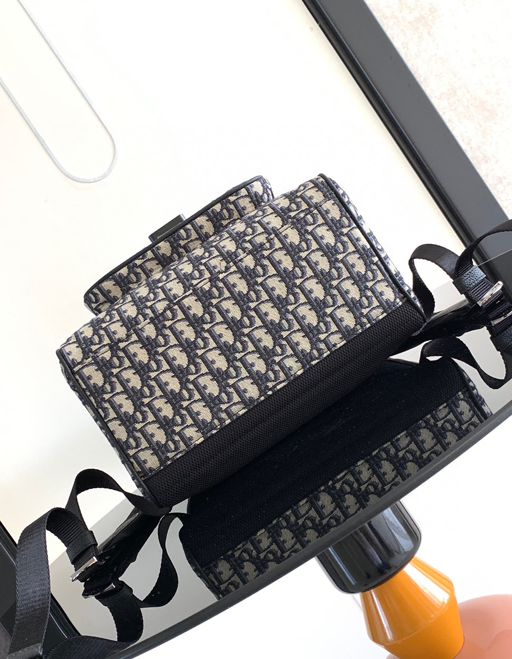 Dior Saddle Backpack with Flap 1ADBA2 26.5*41*14cm