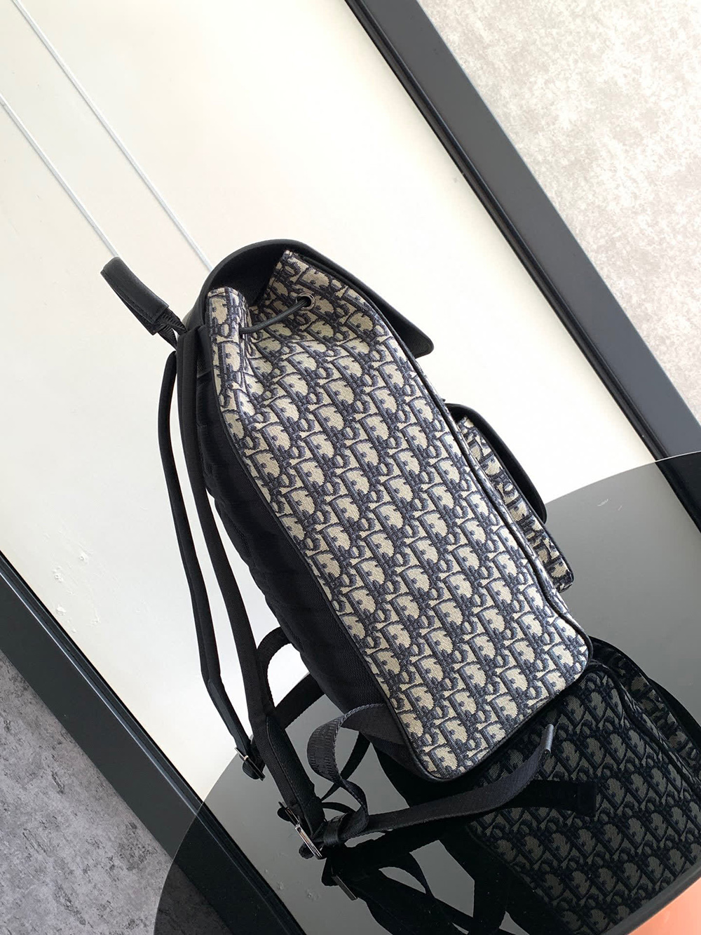 Dior Saddle Backpack with Flap 1ADBA2 26.5*41*14cm