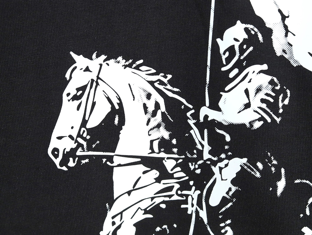 Burberry Distressed Warhorse Short Sleeve T-Shirt