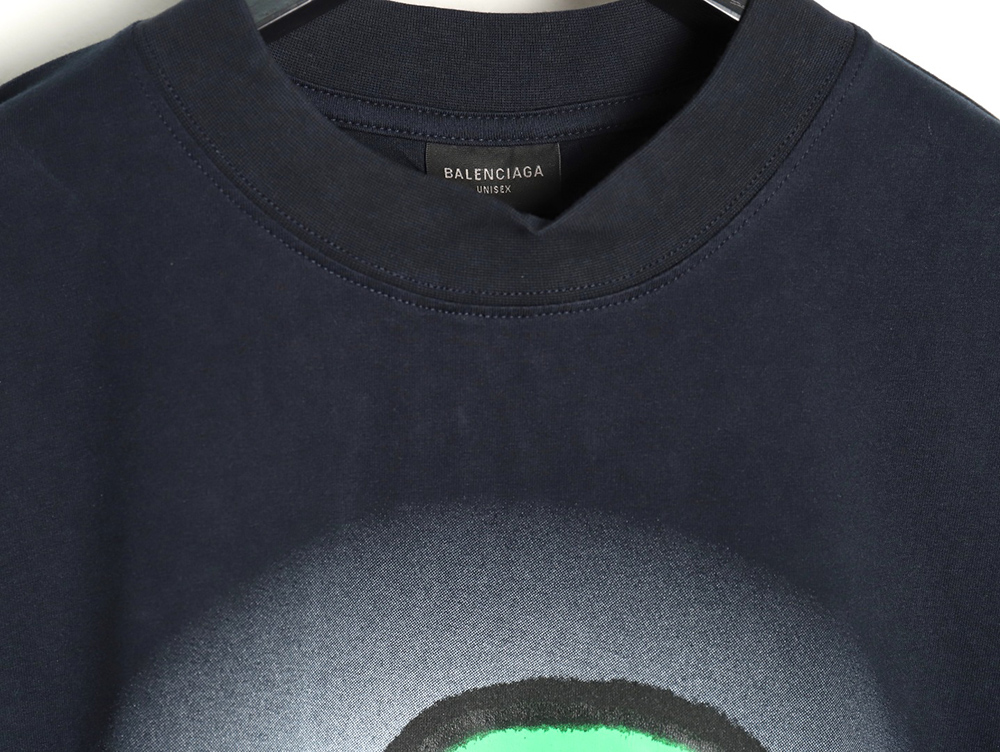 Balenciaga Dissolving Smiley Alien Short Sleeve
