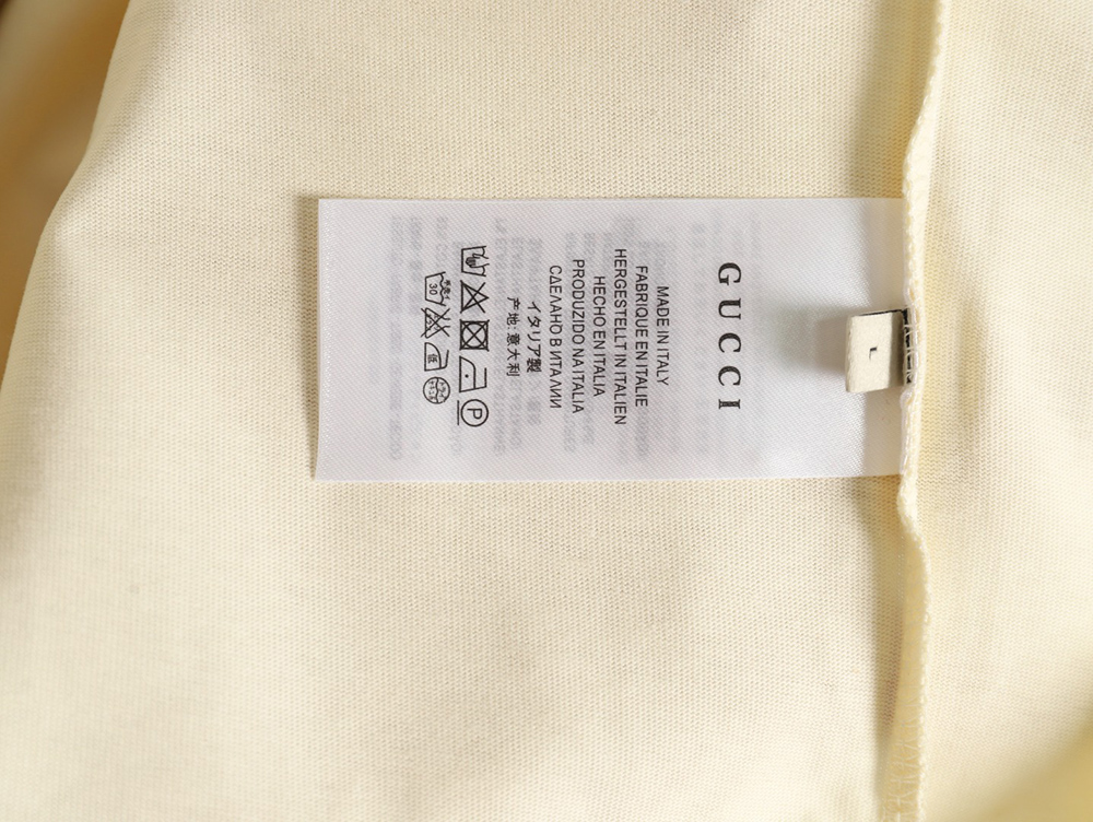 Gucci Reading Puppy High Weight Print Short Sleeve T-shirt