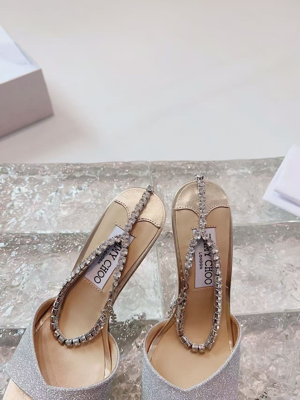 JIMMY CHOO Saeda 100 Heeled Sandals H:10cm