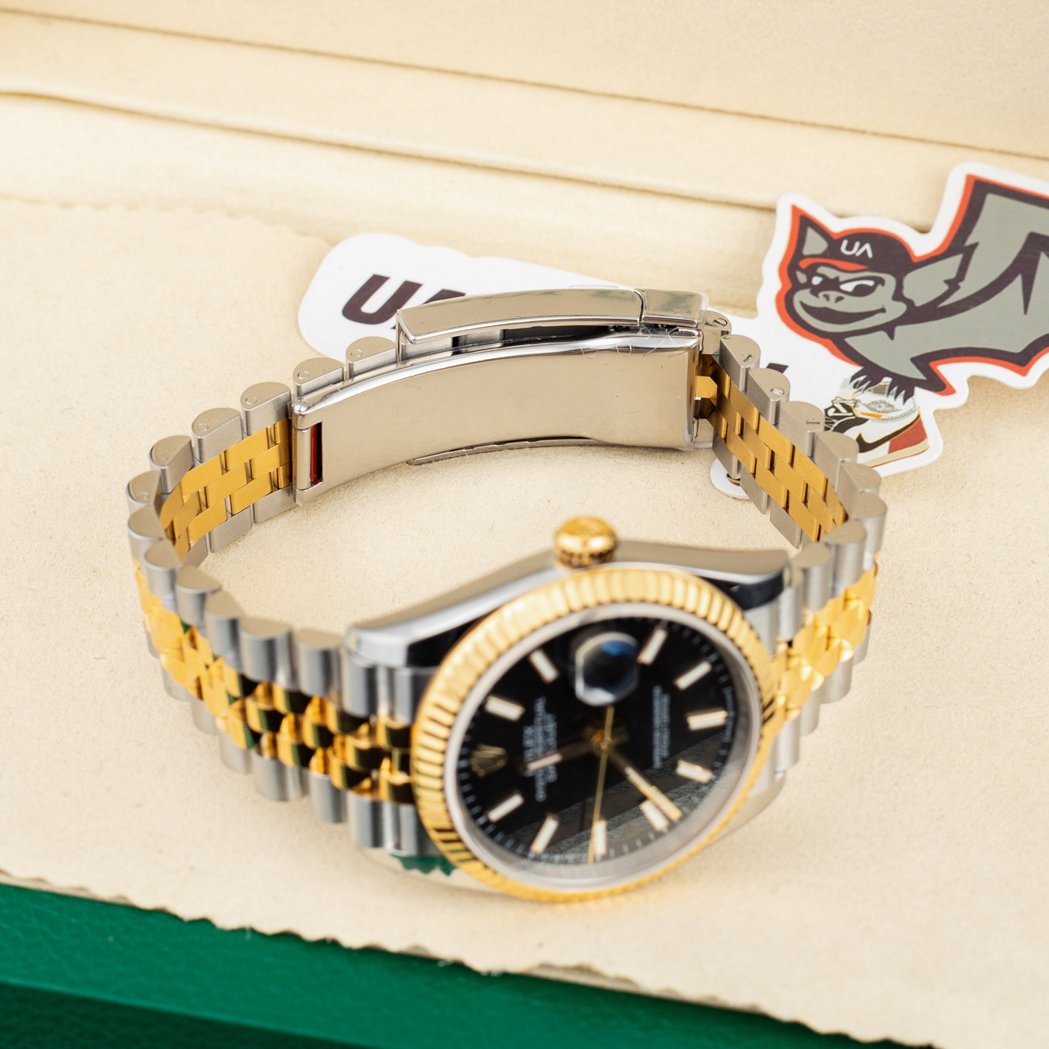 Rolex - Datejust 126233 36MM Jub 904L Black/Stk YG/SS Wrapped GMF A2836