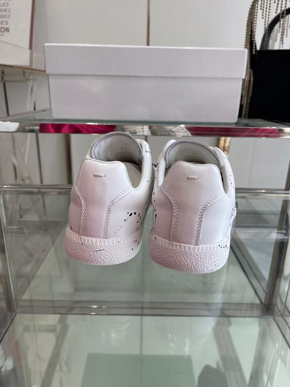 Maison Margiela Replica Low 'Paint Splatter - White Black'